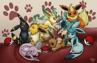 Eevee Evolution Wallpaper By Alyssaanne Deviantart