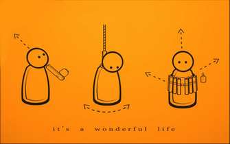 Cartoons Suicide Wallpaper Stick Figures