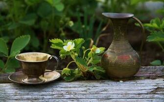 Beautiful Wallpaper Of Pitcher Photo Cup Strawberry Imagebank