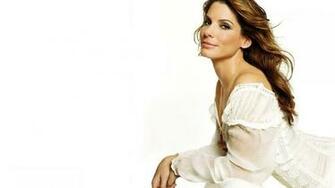 Sandra Bullock White Dress