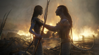 Avatar The Way Of Water Jake Sully Neytiri 4k Wallpaper