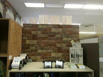Details About Wallpaper Faux Rust Tuscan Brick Wall Looks Real Up
