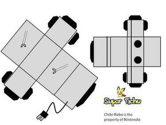 Chibi Robo Paper Craft By Super Pichu