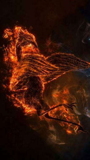 iPhone Wallpaper Dark Phoenix 3d