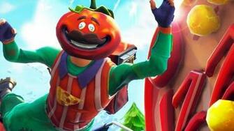 Fortnite Tomato Head Skin Wallpaper HD