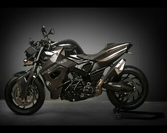 Custom Bike Bmw F800 R Predator Static Gray Background