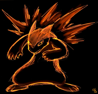 Typhlosion Wallpaper Commission