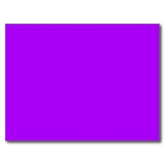 Bright Purple Fuchsia Neon Color Only Postcard