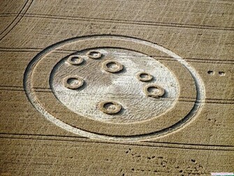 Unexplained Crop Circle Wallpaper