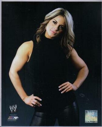 Kaitlyn In Action Giving Smile Wwe