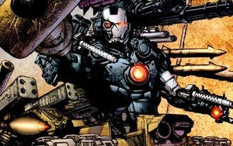 War Machine Has A Tank For Body Hyper Combo Wallpaper