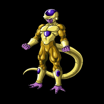 Golden Frieza Full Body Render By Evil Black Sparx On