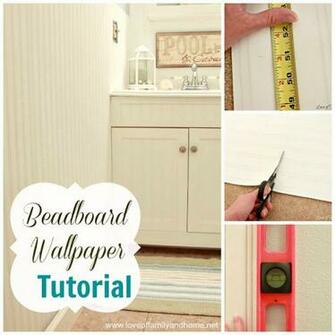 Beadboard Wallpaper Tutorial Love Of Family Home