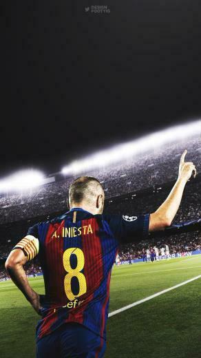 Daniel On Andr S Iniesta Fcb Phone Wallpaper Rts