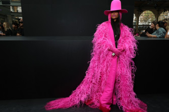 Music Stars At Paris Fashion Week Spring Summer Photos