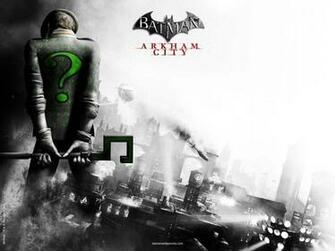 Batman Arkham City Riddler Trailer Wallpaper Playstation Infinity