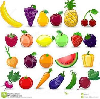 Cartoon Pictures Of Fruits And Vegetables HD Wallpaper Lovely