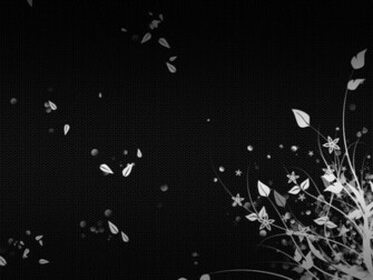 Black Garden Wallpaper