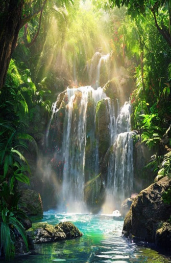 3d Waterfall Wallpaper