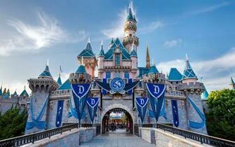 The 60th Anniversary Sleeping Beauty Castle Fully Decked Out In Its