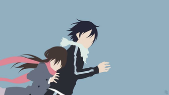 Minimalist Wallpaper Yato Hiyori Noragami By Ncoll36 On
