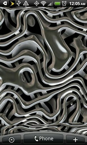 Bigger 3d Liquid Metal Live Wallpaper For Android Screenshot