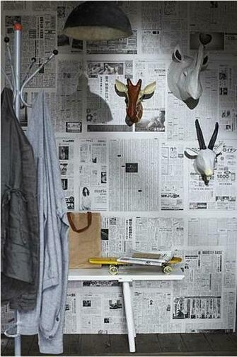 Wallpaper Diy Crafts To Make With Old Newspapers And Magazines