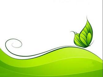 Green Butterfly Wallpaper
