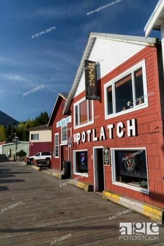 The Potlatch Bar In Downtown Ketchikan Blue Skies