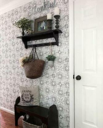 York Patina Vie Vintage Farmhouse Brown Fatima Mosaic Tiles