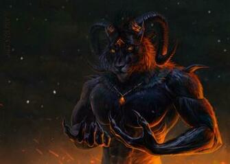 Animal Chimera Furry Anthropomorphic Horns Demon Wallpaper