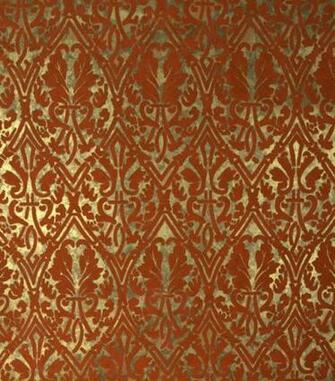 Flocked Vintage Wallpaper By Retrowallpaper