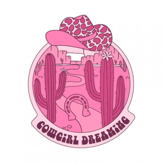Pink Cowgirl Aesthetic Wallpaper