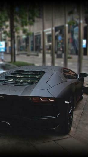 Gun Metal Lamborghini Aventador iPhone Wallpaper