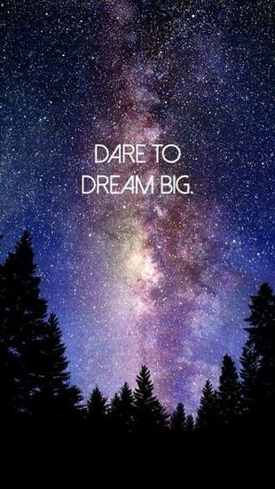 Galaxy Wallpaper With Quotes