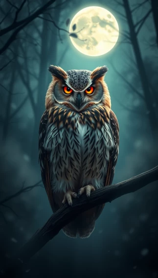 Owl Mobile Wallpaper