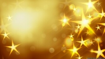 Golden Stars Christmas Background Picture
