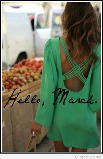 Welcome March Hello Please Be Good Pictures