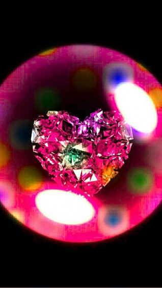 Kathie Dimento On Bling Heart Wallpaper Pretty