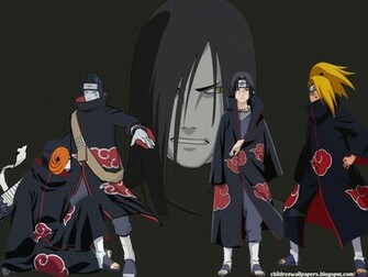 Naruto Shippuden Akatsuki Wallpaper Child Coloring And Children