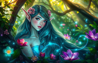 Female Elf Wallpaper