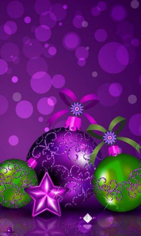 Christmas Balls Wallpaper By