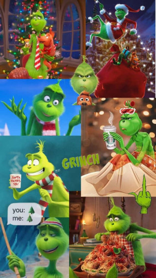 Grinch Christmas iPhone Wallpaper