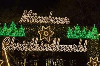 Wallpaper Background Muenchner Christkindlmarkt Sign