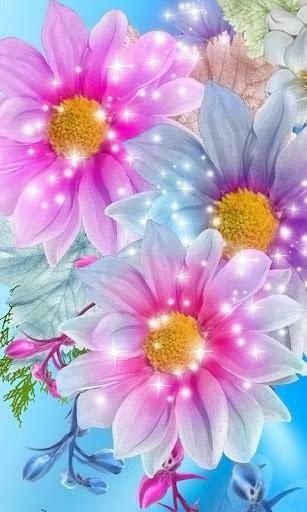 Glitter Flowers Live Wallpaper For Android By Fulbourn Apps