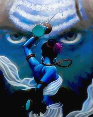 Paramchaintanya Men Angry Lord Shiva Wallpaper
