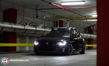 Volkswagen Jetta Sedan Gli Hre Wheels Tuning Cars Black