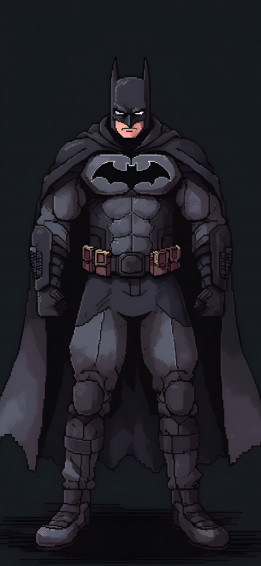 Dc Batman Vintage Pixel Wallpaper 4k iPhone