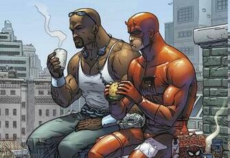 Daredevil Luke Cage Power Man Comics Wallpaper HD