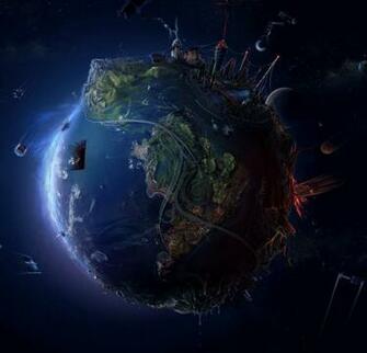 Alien World High Res Wallpaper